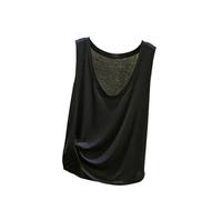 Keepink Sleep Shirts for Women UK Modal Round Neck Camisole Tops Solid Color Pajamas Tank Top Basic Loose Sleeveless Tees Thin Bottoming Shirt Homewear Loungewear T Shirts Sale