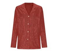 Keepink Sparkly Shirts for Women UK Button Down Collar Long Sleeve Blouses Oversized Shiny Sequin Shirt Casual Glitter Tops Long Tunic T Shirts Sexy Party Club Dressy Clothes Sale
