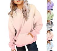 Keepink Unisex Kids Hoodies with Kangaroo Pocket Gradient Print Long Sleeve Pullover Tops Cute Oversized Hooded Sweatshirt Cozy Lightweight Athletic Outwear Boys & Girls Jumpers 2-14Y