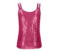 Keepink Vest Tops Women UK Glitter Sparkly Sleeveless Camisole Tank Top Sequin Dressy Blouses Loose Fit Swing Cami Shirts Sexy Party Concert Outfits Y2k T Shirts S-XXL Clearance