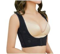Keepink Women Front Closure Surgical Bra Shaper Women's Chest Breast Support Back Shoulder Posture Corrector Tops Compression Sleeveless Slimmer Shapewear Underwear