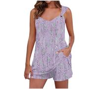 Keepink Women's Lounge Set 2 Piece Short Pyjamas Cami Outfits Ladies Spaghetti Strap Crop Top Camisole Sleeveless Sets High Waist Shorts Summer Tracksuit Sleep Nightwear S-XXL