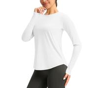Keepink Women's Sun Shirts UPF 50+ UV Protection Long Sleeve Rash Guard Hoodies Lightweight Quick Dry SPF Hiking Top Athletic Running Gym Tshirt Hooded Sun Protection Pullover with Thumb