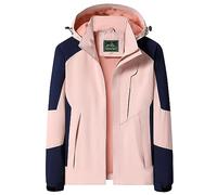 Keepink Womens Waterproof Jackets Lightweight Breathable Raincoats Quick Dry Packable Hooded Windbreaker Ladies Rain Coats Outdoor Camping Rain Trench with Pocket Clearance