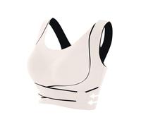 Keepink Yoga Sports Bras Front Cross Side Buckle Push Up Bra High Support Wireless Bras Wide Straps Full Coverage Bralette Plus Size for Large Breasts Everyday Shapewear