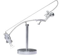 Keeplus Kinetic Fishing Sculpture, The Fisherman Balancing Sculpture - Balance Art for Your Space, Metal Fishing Statue, Fishing Rod Balances Arts, Balances Art Sculptures, Fisherman Home Decoration