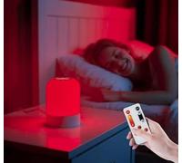 Keeplus Red Light Therapy Sleep,670nm Red Light NightLight Lamp for Sleep, Red Light Night Light for Sleep with Timer, Rechargeable, Dimmable, Sleep Aid Lamp Blue Light Blocking for Improve Sleep