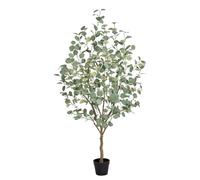 Keeplush Eucalyptus Tree Artificial 150 cm, Artificial Plants Large with 477 Silk Leaves, Large Artificial Plants Like Real Artificial Plants Indoor for Living Room, Office or Bedroom