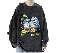 keepmore Aesthetic Owl 3D Printed Men's Women's Pullover Sweatshirts Hip Hop T-Shirt Long Sleeve Sweater Tops Streetwear