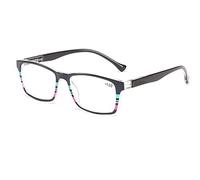 keepmore Men Women Square Frame Reading Glasses Presbyopic Unisex Eyeglasses Fashion Glasses for Sight with Diopters +1.0 to +3.5
