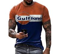 keepmore Oldschool T Shirt for Men-Harajuku Letters Print Crew Neck Short Sleeve T-Shirts