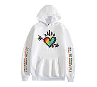 keepmore Unisex Casual Hoodie - LGBT Gay Pride Rainbow Prints Lesbian Pullover Sweatshirts