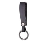KEEPO LINK EDC Leather Keychain Strap with Titanium Key Ring for Car | Key Chain Holder for Key Fob, for Men & Women, Detachable Ti Screw & Bolt, Everyday Carry