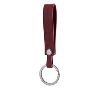 KEEPO LINK EDC Leather Keychain Strap with Titanium Key Ring for Car | Key Chain Holder for Key Fob, for Men & Women, Detachable Ti Screw & Bolt, Everyday Carry