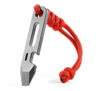 KEEPO LINK Titanium EDC Pry Bar Multitool, 4-in-1 Keychain Prybar Tool with Bottle Opener, Hex Wrench & Ruler, Pocket Pry Tool for Everyday Carry, Camping & Outdoor Gear, OLT03 (Gunmetal Grey)