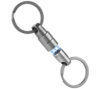 KEEPO LINK Titanium Magnetic Key Ring 360° Rotatable EDC Keychain, OLO01
