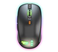 KeepOut x5pro 4000DPI USB Optical Ambidextrous, Gray, Playing, Press studs Buttons, Wheel, 4000 dpi Optical USB Mouse (Black)
