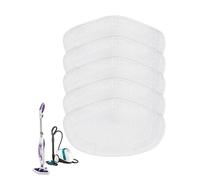 KEEPOW 5 Cloths Washable for Polti Vaporetto SV440_Double SV460, SV450, Reusable Steam Cleaner Pads for Polti Vaporetto Smart 100_B Mop Sockettes,