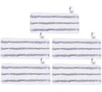 KEEPOW 5 Pack Steam Cleaning Microfibre Cloth Set for Karcher Steam Cleaner | Compatible with EasyFix SC2, SC3, SC4, SC5 Floor Nozzle, Updated Version, New Gray