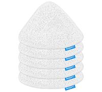 KEEPOW 5 Pack Steam Mop Replacement Pads for Viledas Steam Mop Plus | Washable Steam Mop Head Replacement, Microfibre Pads, High Water Absorption