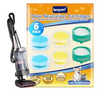 KEEPOW 6 Pack Anti Odour Cartridge for Shark HZ3000UKT, IZ400UK | Original, Bluebell, Lemon Scent, Odor Neutralizer for Shark Stratos, Compatible With IZ400UKT, IZ420UKT, Vacuum Replacement
