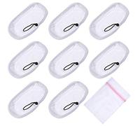 KEEPOW 8 Pack Steam Mop Pads for Morphy Richards 720020, 720021, 720502 9 in 1 Steam Cleaner, Hard Floor Cleaning Cloth Pads