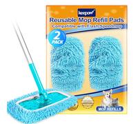 KEEPOW for Flash Speed Mop Refill Wipes, Reusable, 2 Pack