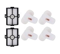 KEEPOW Hoover Filter Replacement for Shark HZ500 HZ500UK HZ500UKT Anti Hair Wrap Corded Stick Vacuum Cleaner, HZ2000, HZ2002, HZ251, 2 Hepa Filters And 4 Foam & Felt Filters # Xffk500ukt
