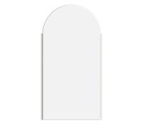 KEEPREAPER 40x80cm Arched White Corner Mirrored Cabinet Wall Mounted Storage | Size: 40x80 cm KEEPREAPER White 40x80 cm
