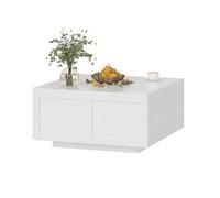 Keepreaper Square White Lift Top Coffee Table With Large Hidden Storage Wood Center Table For Living Room Dining Reception Room