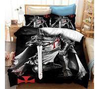 KeepRock Anime Knights Templar Duvet Cover Cartoon Bedding Set Bed Set Quilt Comforter Cover Home Textiles
