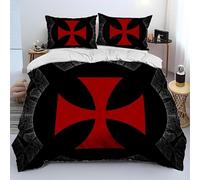 KeepRock Knights Templar Crusaders 3D Printed Duvet Cover Bedding Set Quilt Comforter Cover Home Textiles