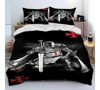 KeepRock Knights Templar Crusaders 3D Printed Duvet Cover Bedding Set Quilt Comforter Cover Home Textiles