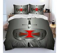 KeepRock Knights Templar Crusaders 3D Printed Duvet Cover Bedding Set Quilt Comforter Cover Home Textiles