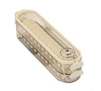 Keeps Things Organized Stackable Dumpling Box Designed to Fit Neatly Within Any Standard Refrigerator Setup (2 layer transparent)