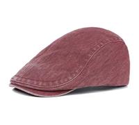 KeepSa Cotton Mens Vintage Flat Cap Gatsby Ivy Irish Newsboy Hat Adjustable Breathable Hunting Cabbie Beret Summer Hats