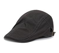 KeepSa Mens Cotton Adjustable Vintage Flat Cap Gatsby Ivy Irish Hat Cabbie Hat Newsboy Caps