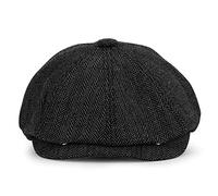 KeepSa Newsboy Cap Baker Boy Hat Flat Caps - 8 Panel Peaky Herringbone Tweed Gatsby Hat Ivy Irish Cap for Men and Women