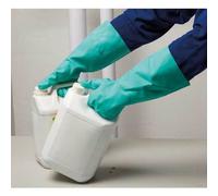 Keepsafe Nitrile Chemical Gauntlet Gloves - Green - Size 10 (Pair)