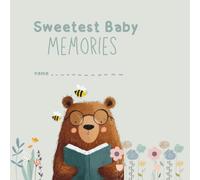 Keepsake Baby Memory Book: Timeless Gender Neutral 1st Year Baby Book: A Keepsake Journal for Milestone Moments, Photos, Footprints and Firsts from Birth to 12 Months