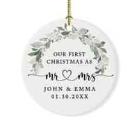 Keepsake Crafts Red Plaid Monogram Letter H Family Home Decor Gift 2 PCS