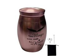 Keepsake Cremation Urns | Small Aluminum Keepsake Cremation Urn - Cremation Urns for Ashes Stainless Steel Small Memorial Ashes Holder for Pet Or Human Ashes