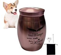 Keepsake Crematory Urns | Small Keepsake Urns for Pet Ashes, Keep The Memorial 'Beloved Pet' Mini Crematory Urns for Ashes Memorial Ashes Steel Ashtray