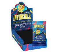 KEEPSAKE Invincible Season 1 Holo Hobby Box: 12 Packs, 4 Cards Per Pack, 2 Guaranteed Relics, Chase Gold Holo Parallels, 600-Card Checklist