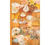 Keepsake Recipe Book, Pumpkin Spice Theme: Write in your own recipes, 6 x 9, glossy hardcover