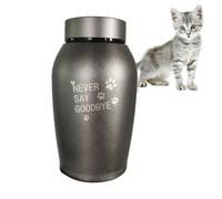 Keepsake Urn for Dogs | Stainless Steel Urns with Engraved Paws Memorial Gift for Pets Cats Puppies Dogs