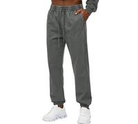 KEEPSHOWING Mens Sweatpants Athletic Acid Washed Cotton Elastic Waist Joggers Drawstring Jogger Pants Workout Long Pants, Light Grey, XL