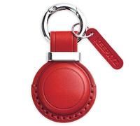 KEEPXYZ Genuine Leather for AirTag Keychain Holder - Air Tagholder Case Cover for Air Tag Key Chain Ring Fob Accessories
