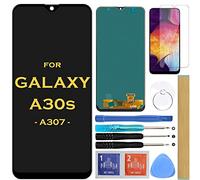 KEEPXYZ Screen Replacement LCD Display Touch Digitizer Assembly for Samsung Galaxy A30S 2019 A307 SM-A307F A307FN A307G A307GN 6.4" (Black)