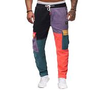 KEERADS- Men's Corduroy Trousers, Corduroy Trousers for Men, Dungarees, Loose Cord Waist Elastic Comfortable Soft Wear-Resistant Trousers - Multicolour - XL